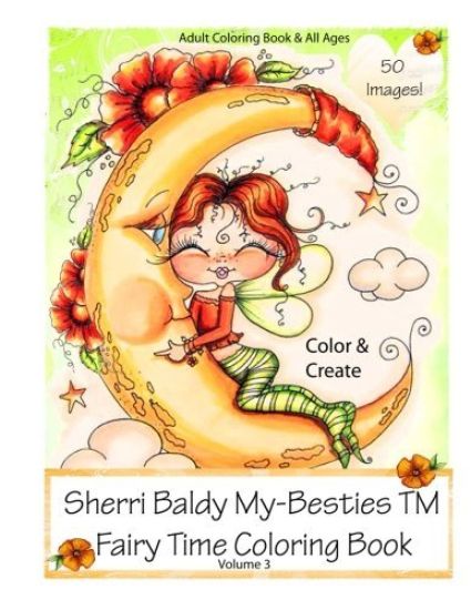 Sherri Baldy My-Besties Fairy Time Coloring Book