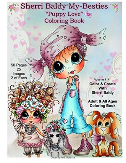Sherri Baldy My Besties TM Puppy Love Coloring Book