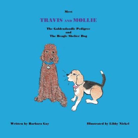 Meet Travis and Mollie, the Goldendoodle Pedigree and the Beagle Shelter Dog