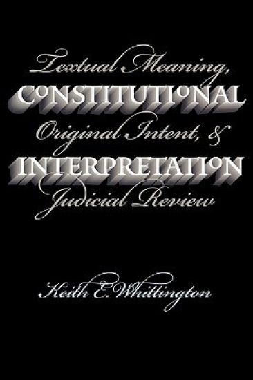 Constitutional Interpretation