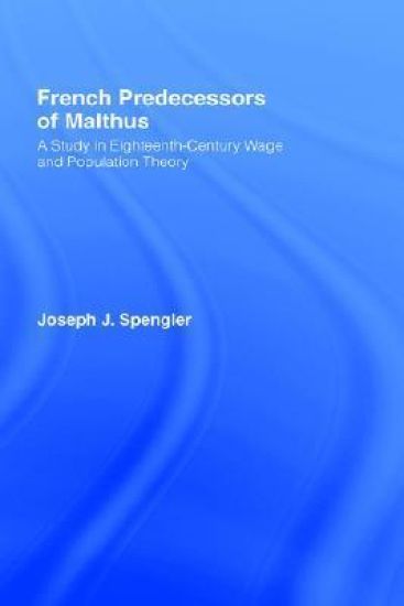 French Predecessors of Malthus
