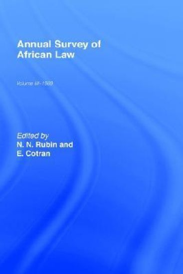 Annual Survey of African Law Cb