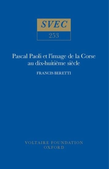 Pascal Paoli et l'image de la Corse au dix-huitième siècle