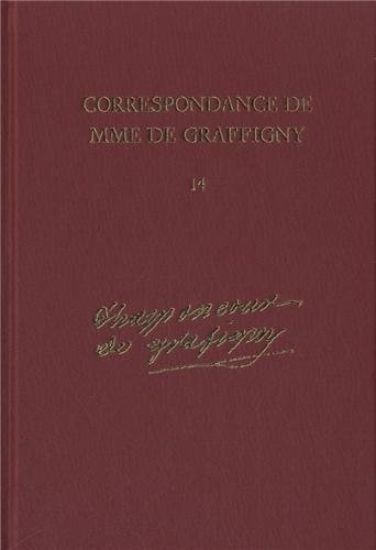 Correspondance de Mme De Graffigny: 5 Janvier 1754-31 Decembre 1755, Lettres 2093-2303 v. 14