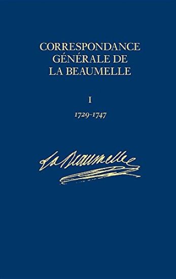 Correspondance générale de La Beaumelle