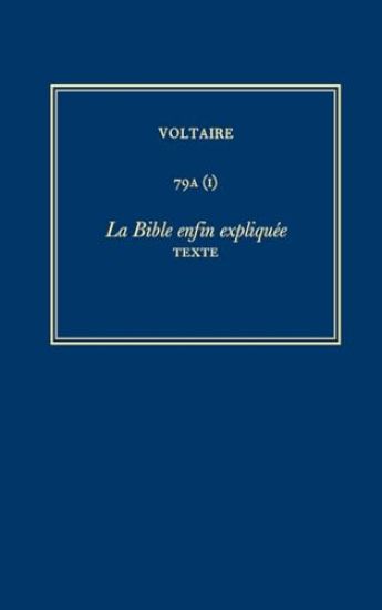 OEuvres complètes de Voltaire 79A(I)