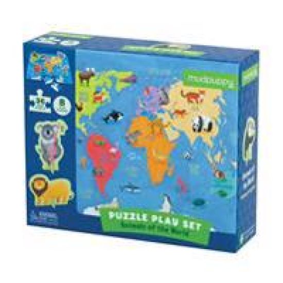 Animals of the World Puzzle Play Set