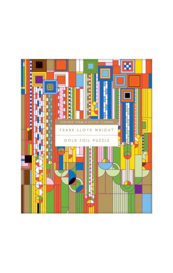 Frank Lloyd Wright Saguaro Cactus And Forms Foil Stamped 1000 Piece Puzzle