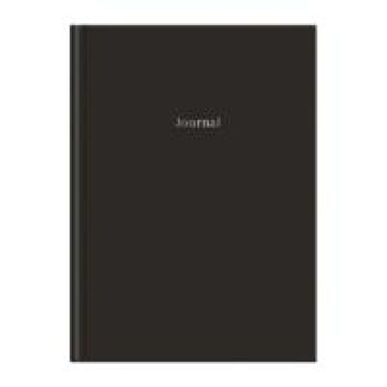 Black Hardcover Journal 6 X 8.5"