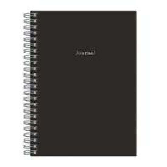 Black Wire-O Journal A5 6 X 8.5"