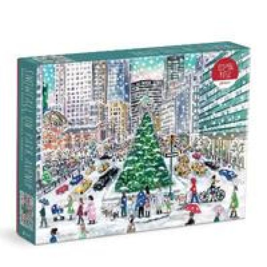Michael Storrings Snowfall on Park Avenue 1000 Piece Puzzle