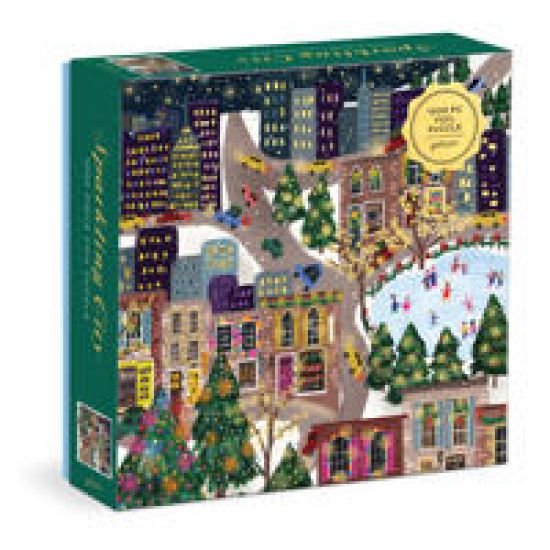 Joy Laforme Sparkling City Foil Puzzle in a Square Box