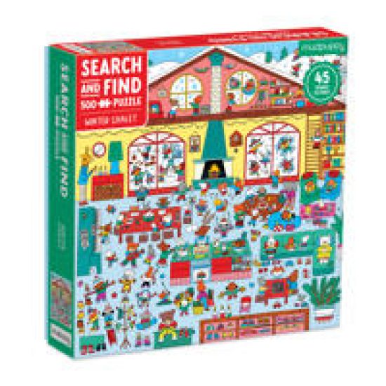 Winter Chalet Search & Find Puzzle
