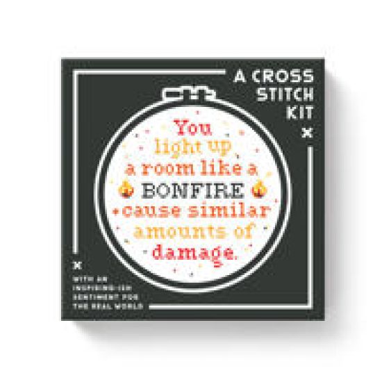 You Light Up A Room Cross Stitch Kit