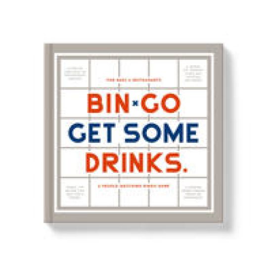 Bin-go Get A Few Drinks Bingo Book