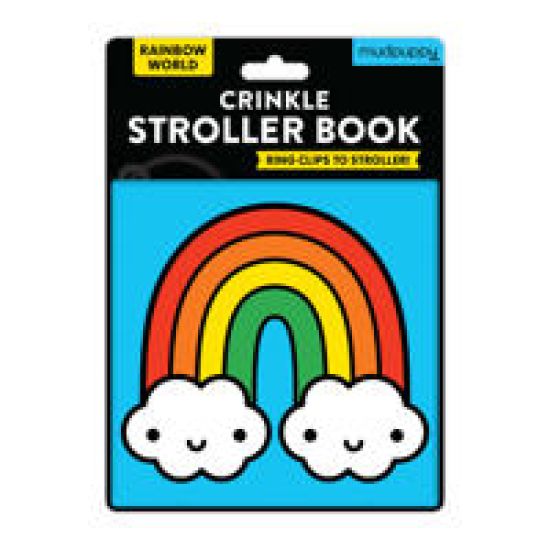 Rainbow World Crinkle Stroller Book