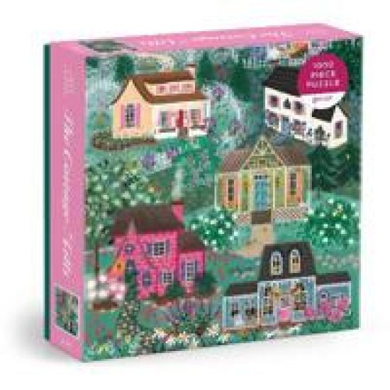 Joy Laforme the Cottage Hills 1000 Piece Puzzle in a Square Box
