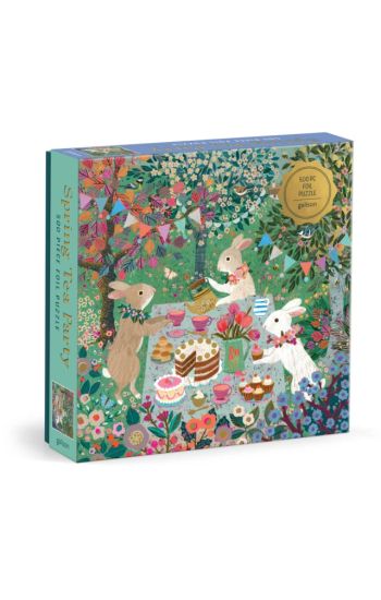 Spring Tea Party 500 Piece Foil Puzzle