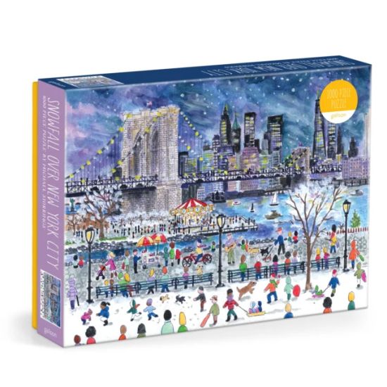 Michael Storrings Brooklyn Bridge in Winter 1000 Piece Puzzle