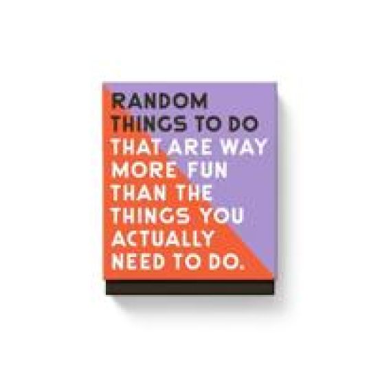 Random Things To Do Box