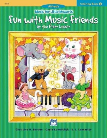Alfred's Music for Little Mozarts, Fun With Music Friends Coloring Book