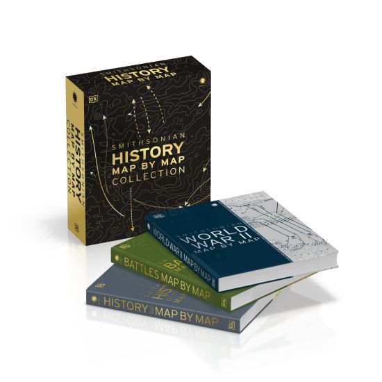 History Map by Map Collection: 3-Book Box Set - Wwii, Battles, and World History Books