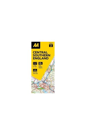 AA Road Map Central Southern England
