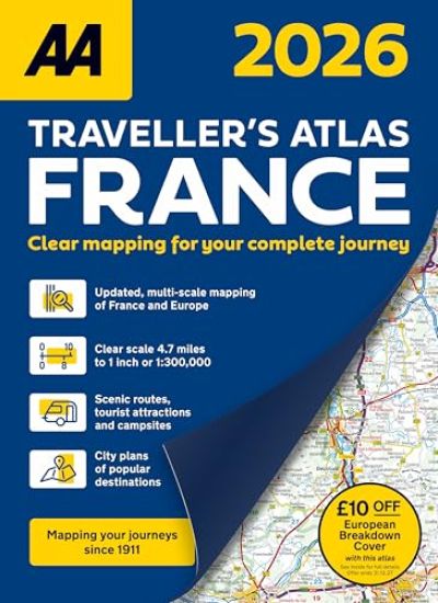 AA Traveller’s Atlas France 2026
