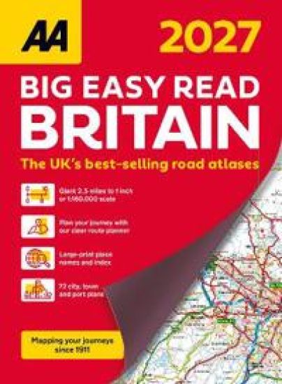 AA Big Easy Read Atlas Britain 2027