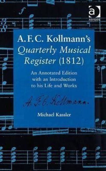 A.F.C. Kollmann's Quarterly Musical Register (1812)