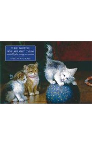 Card Box of 20 Notecards and Envelopes: Kittens and Cats