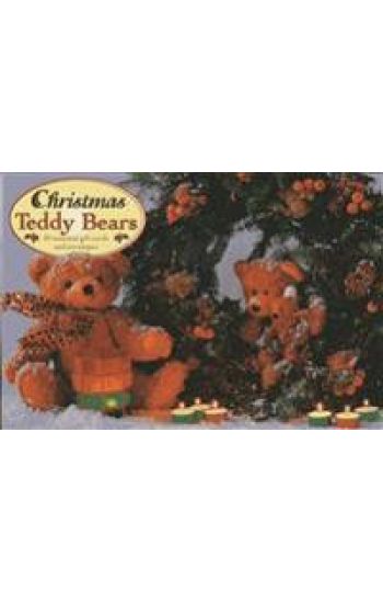 Card Box of 20 Notecards and Envelopes: Christmas Teddy Bears