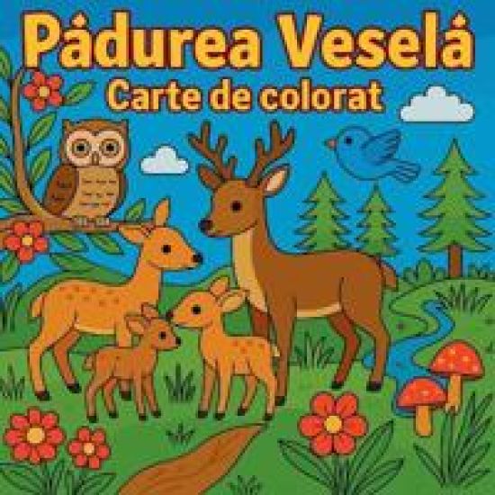 Pădurea veselă - Carte de colorat