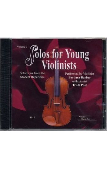 Solos for Young Violinists CD, Volume 3