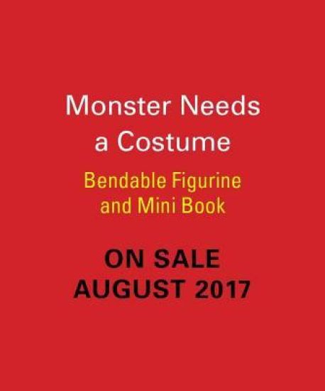 Monster Needs a Costume Bendable Figurine and Mini Book