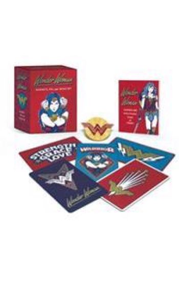 Wonder Woman: Magnets, Pin, and Book Set