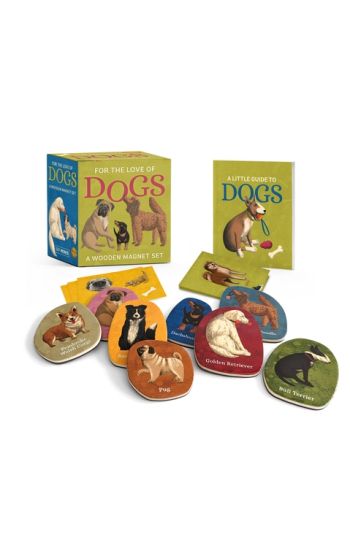 For the Love of Dogs: A Wooden Magnet Set