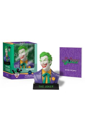 The Joker Talking Bust and Illustrated Book
