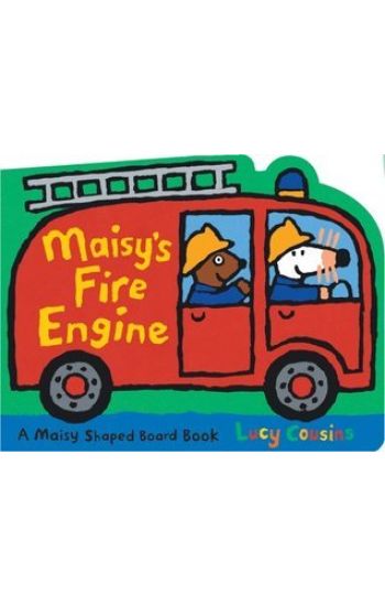 Maisy's Fire Engine: A Maisy Shaped Board Book (Fire Truck-Shaped Board Book about Maisy the Mouse's Firefighting Adventure for Toddlers, Preschoolers