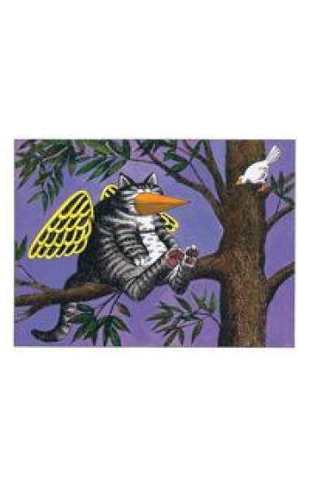 Cat Wearing Bird Disguise Notecard