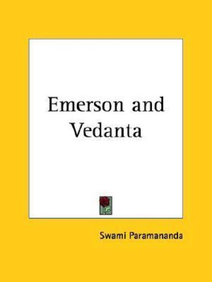 Emerson and Vedanta, 1918