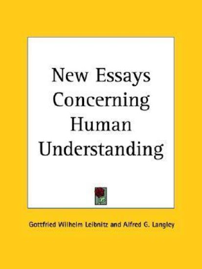 New Essays Concerning Human Understanding 1916
