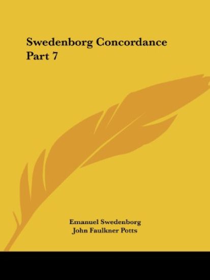 Swedenborg Concordance Vol. 7 (1888)