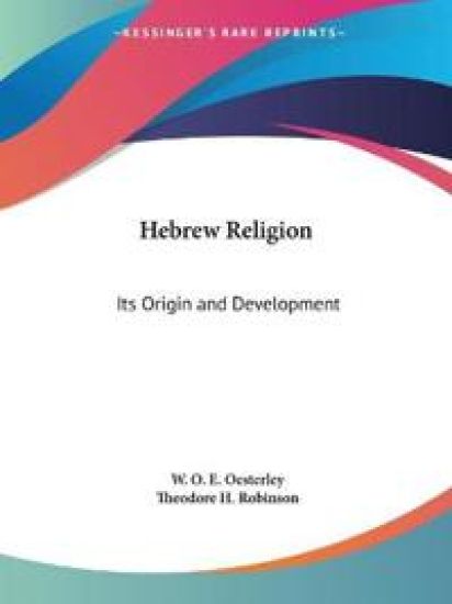 Hebrew Religion