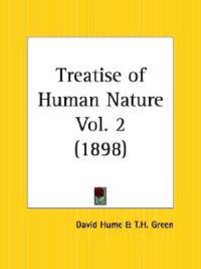 Treatise of Human Nature Vol. 2 (1898)