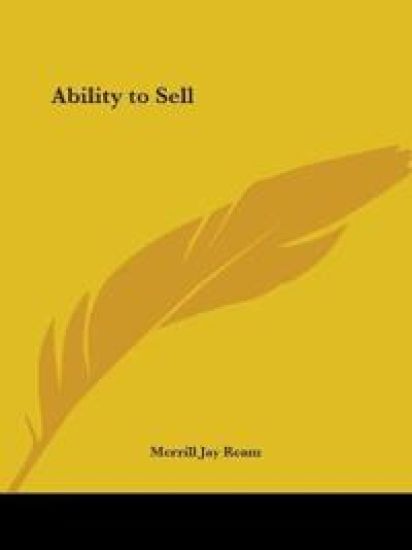 Ability to Sell 1924