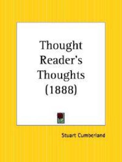 Thought Reader's Thoughts 1888