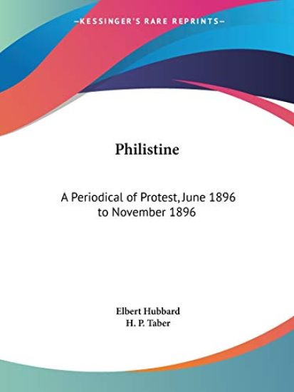 Philistine- A Periodical of Protest, 1896