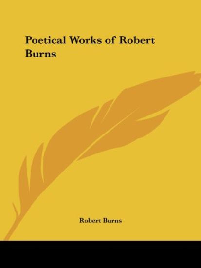 Poetical Works of Robert Burns 1786