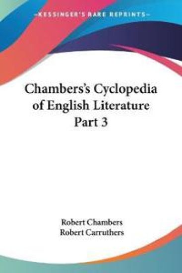 Chambers's Cyclopedia of English Literature  (1879)